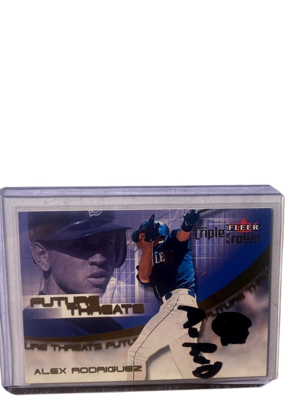 Alex Rodriguez 2001 Fleer Triple Crown Future Threats Baseball Card 2 Of 15 FT
